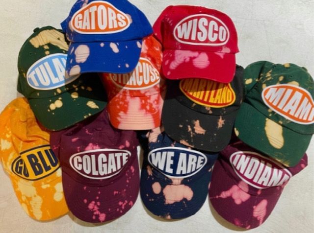 Custom college bleach hats (can be made for any school) - Lisa’s Boutique